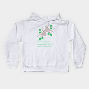 Two Turtle Doves Kids Hoodie